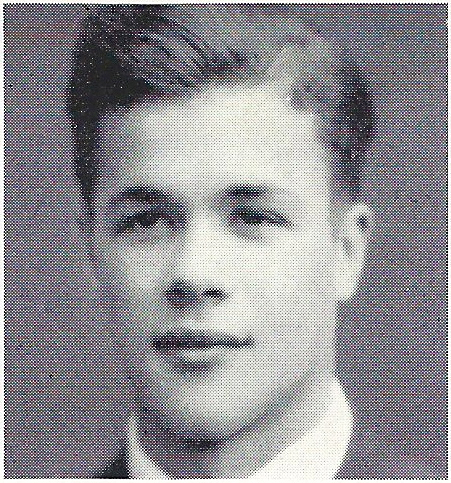 William M. Hummer's 1941 yearbook photo from Dover High School. Killed in WWII with the crew of 