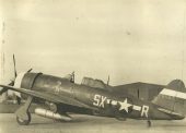 P 47 Thunderbolt In Bomb Blast