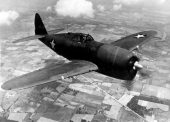 P 47 Thunderbolt In Bomb Blast