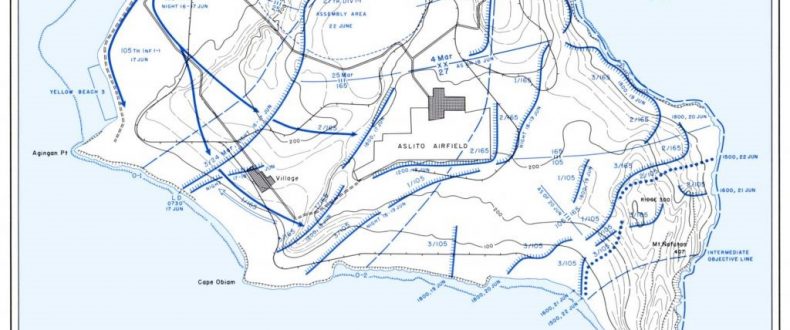 27th Infantry Divisin Deployment Map via Hyper War